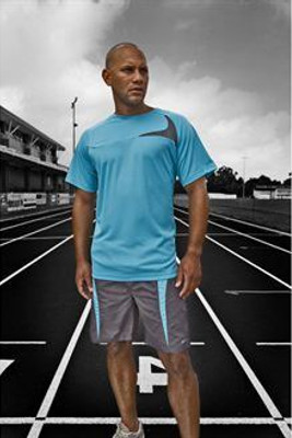 Spiro S182M - Ultra Cool-Dry Reflective Training Shirt