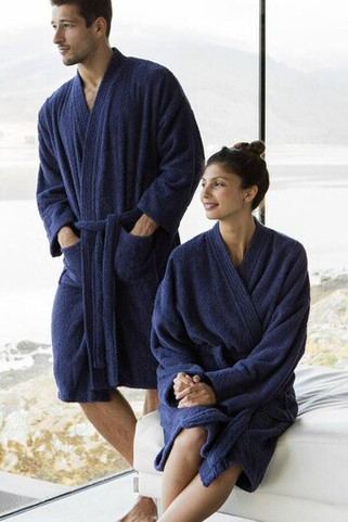 Towel city TC021 - Luxuriöser Kimono Bademantel mit Taschen