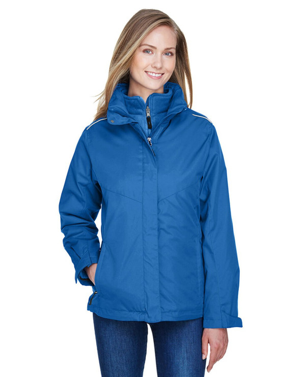 Core 365 78205 - Veste Région 3-en-1 avec doublure en polaire