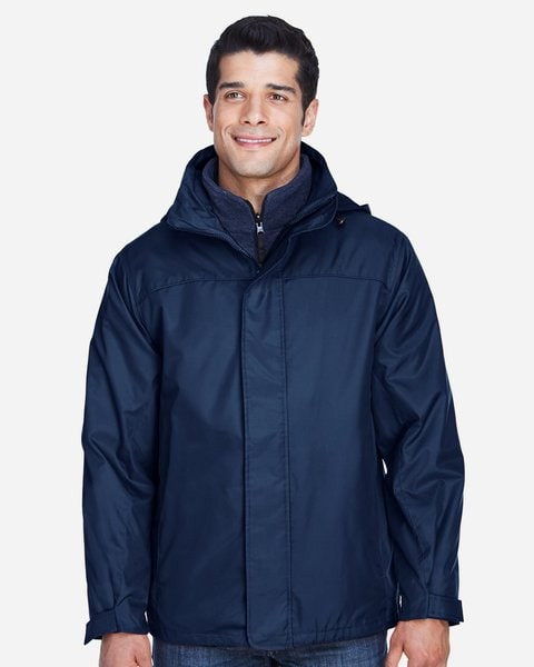 Ash City North End 88196 - ANGLE MEN'S 3-in-1 JACKET WITH BONDED