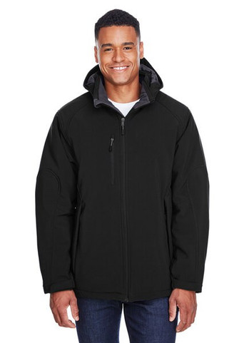 Ash City North End 88159 - Glacier Mens Insulated Soft Shell Jacket With Detachable Hood