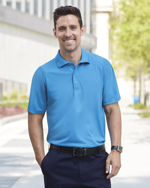 トップス atmos x F.C.R.B. PRE MATCH TOP Ash City - Core 365 88181 Men's Origin Performance Piqué Polo
