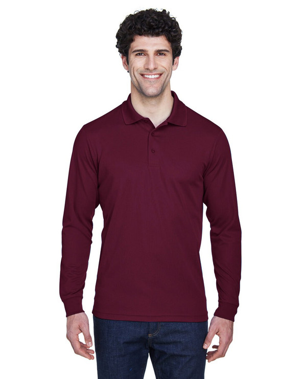 Core365 88192 - Pinnacle Core 365™ Men's Performance Long Sleeve Pique Polos