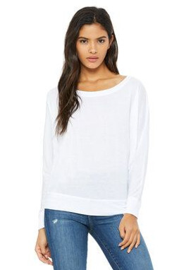 Bella+Canvas 8850 - Ladies Long-Sleeve Off Shoulder T-shirt