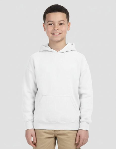 Gildan G185B - Youth Heavy Blend Hooded Sweatshirt with Pouch Pocket