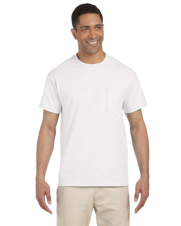 Gildan G230 - T-shirt Poche Ultra Confort en Coton 6 oz