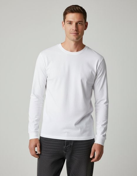 Gildan G644 - Softstyle® 4.5 oz. Long-Sleeve T-Shirt - White