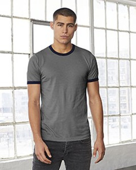 Bella+Canvas 3055C - Men’s Jersey Short-Sleeve Ringer T-Shirt