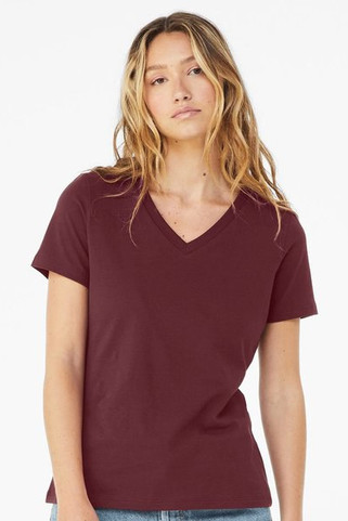 Bella+Canvas 6405 - T-shirt col en V à manches courtes Missy Jersey