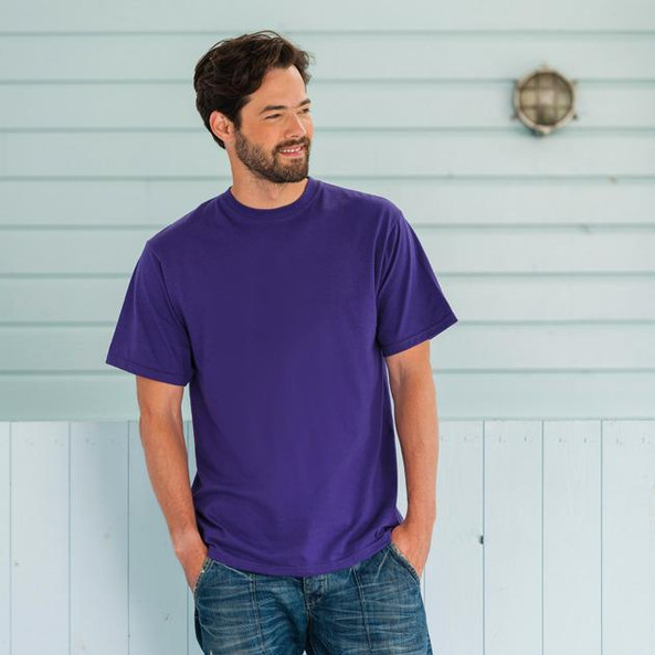 Russell R-180M-0 - Russell Premium Comfort Cotton T-Shirt