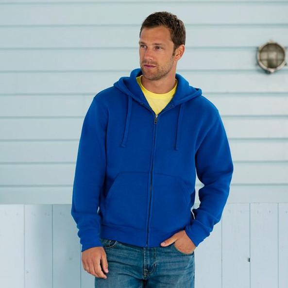Russell R-266M-0 - Sweat-shirt zippé à capuche authentique