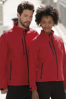 Russell Europe R-140M-0 - Veste Softshell Résistante et Confortable