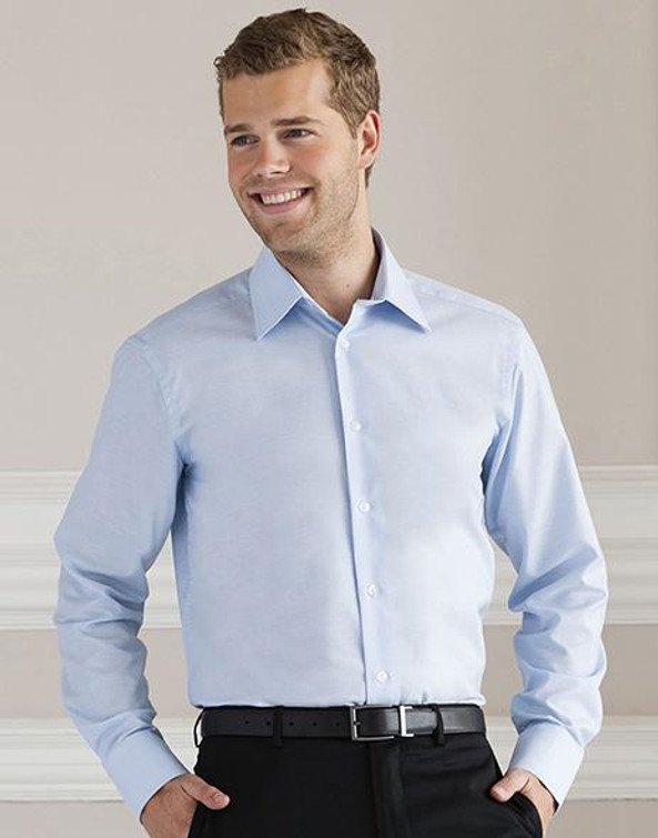 Russell Europe R-922M-0 - Tailored Fit Oxford Long Sleeve Shirt