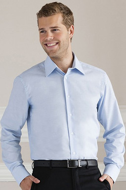 Russell Collection R-922M-0 - Camicia uomo Oxford maniche lunghe