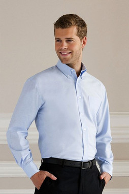 Russell Europe R-932M-0 - Chemise Classique Oxford à Manches Longues