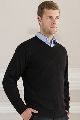 Russell Europe R-710M-0 - V-Neck Knit Pullover