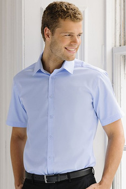 Russell Europe R-963M-0 - Chemise Élégante en Herringbone pour Hommes