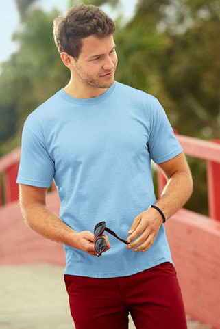 Fruit of the Loom 61-044-0 - Super Premium T-skjorte for menn i 100% bomull