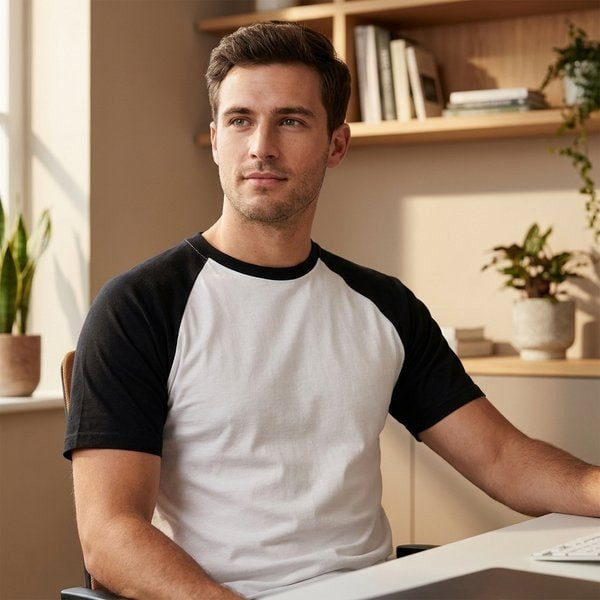Fruit of the Loom 61-026-0 - Classic Cotton Raglan Baseball Tee