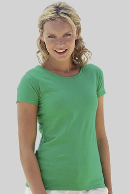Fruit of the Loom 61-372-0 - Womens 100% Cotton Lady-Fit T-Shirt