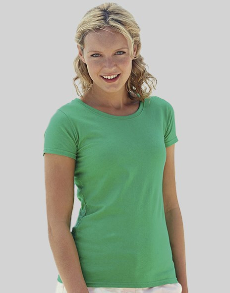 Fruit of the Loom 61-372-0 - Lady-Fit 100% bomulls-T-skjorte