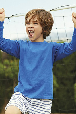 Fruit of the Loom 61-007-0 - Premium Kids Long Sleeve Cotton Tee