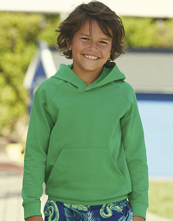 Fruit of the Loom 62-009-0 - Kids Soft Lightweight Hooded Sweatshirt with Pockets