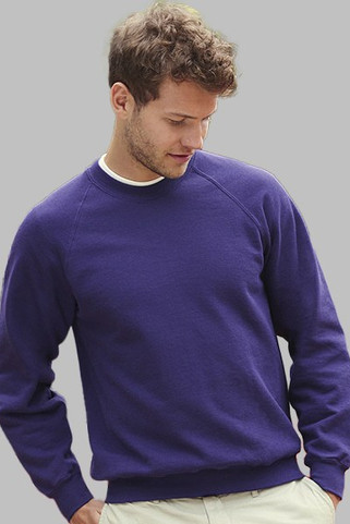 Fruit of the Loom 62-216-0 - Raglan genser for menn