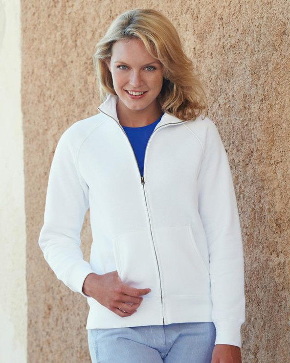 Fruit of the Loom 62-116-0 - Comfortabele Dames Sweatvest met Rits