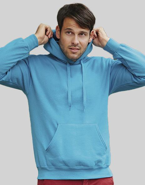 Fruit of the Loom 62-208-0 - Felpa Uomo con Cappuccio e Tasca Kangaroo