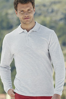 Fruit of the Loom 63-310-0 - Ultra Soft Cotton Long Sleeve Polo Shirt