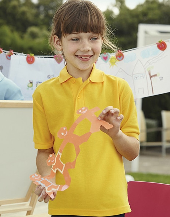 Fruit of the Loom 63-417-0 - Kids Polo 65:35
