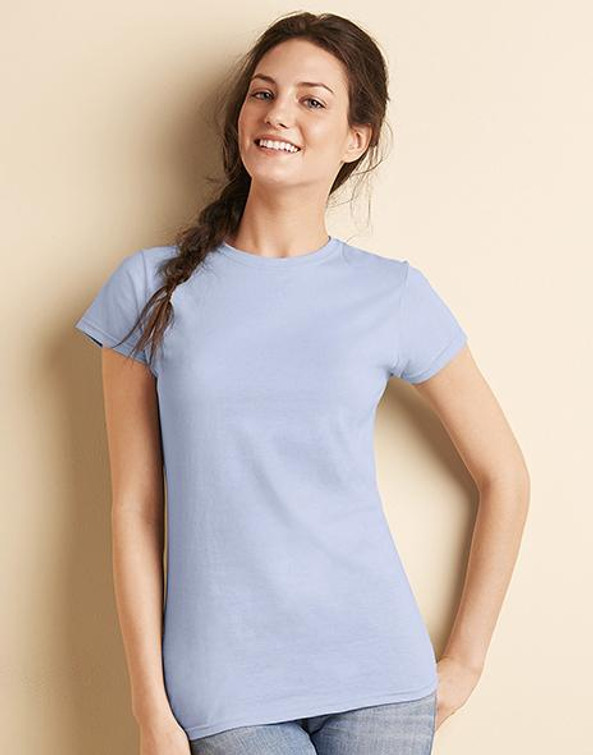 Gildan 64000L - Women's Premium RingSpun Cotton Short Sleeve Tee