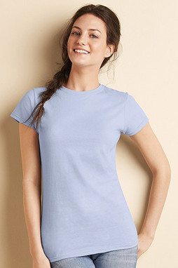 Gildan 64000L - Womens Premium RingSpun Cotton Short Sleeve Tee