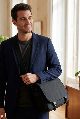 Bag Base BG218 - Two-Tone Digital Messenger