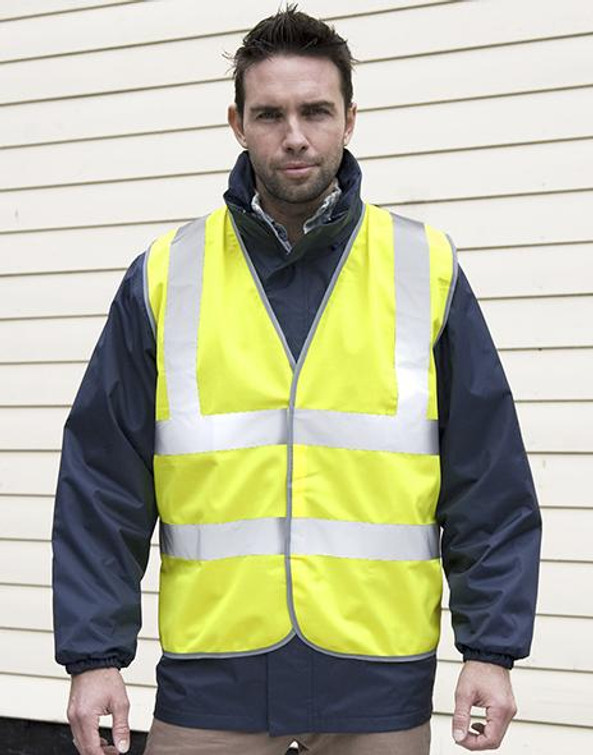 Result R201X - High Visibility Safety Vest with Reflective Stripes