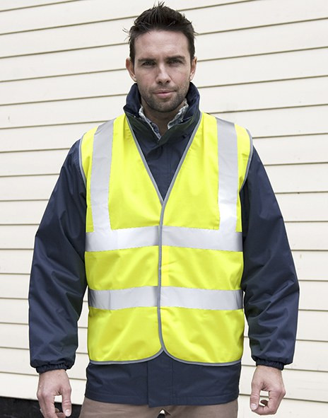 Result R201X - High Visibility Safety Vest with Reflective Stripes