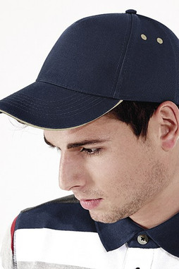 Beechfield B15C - Komfortabel 5-Panel Keps med Sandwichskärm