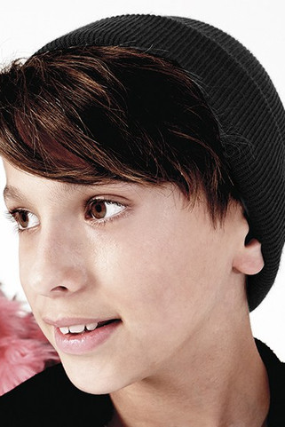Beechfield B45b - Dziecięca Czapka Beanie z Podwójnym Ściegiem