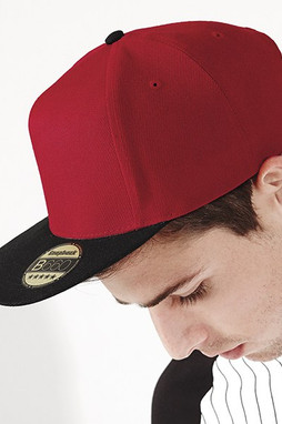 Beechfield B660 - Retro Style Flat Peak Snapback Cap