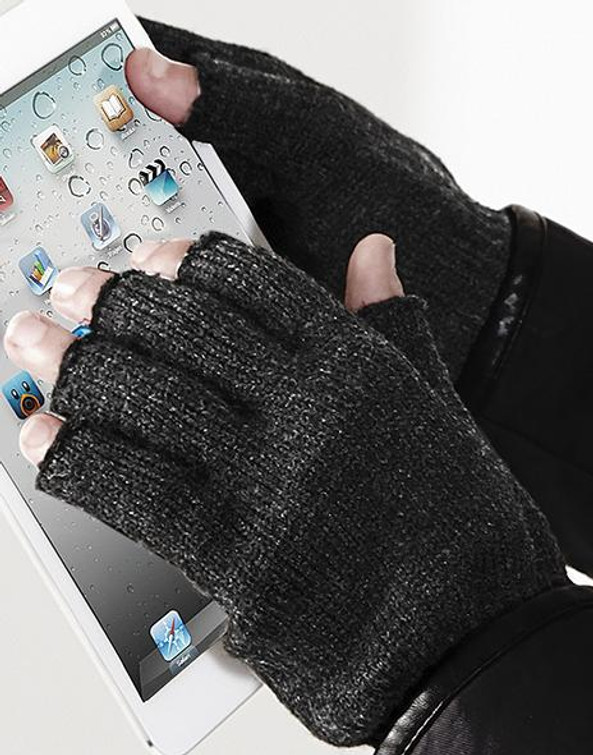 Beechfield B491 - Beechfield Winter Tech-Friendly Fingerless Mittens