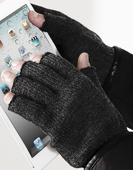 Beechfield B491 - Beechfield Winter Tech-Friendly Fingerless Mittens