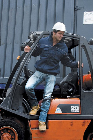 Result Work-Guard R71 - Slitstark Vindtät Arbetsjacka med Reflexer