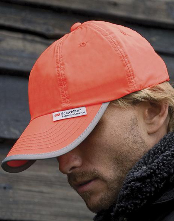 Result Caps RC035X - High Visibility Reflective Safety Cap with 3M Trim