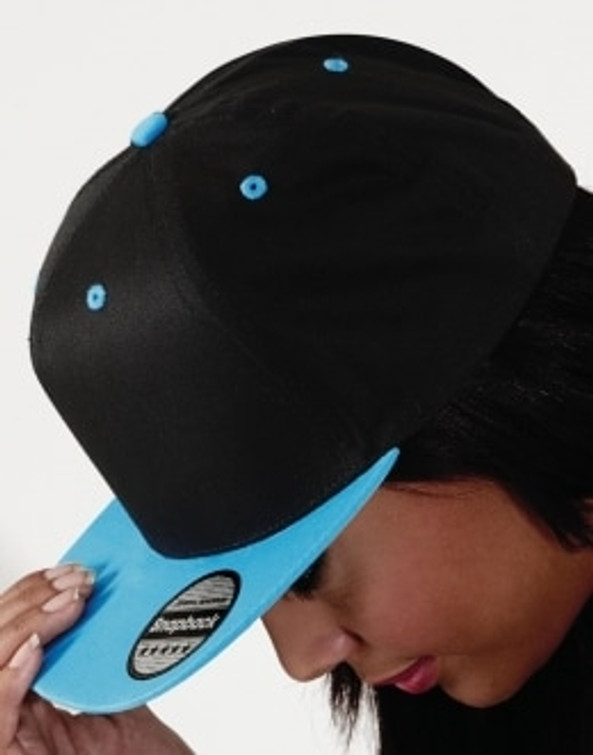 Beechfield B610C - Beechfield Retro Contrast 5 Panel Snapback Cap