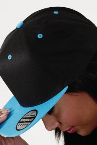 Beechfield B610C - Beechfield Retro Contrast 5 Panel Snapback Cap