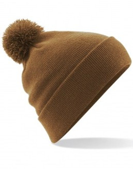 Beechfield B426 - Soft-Touch Double Layer Pom Pom Beanie