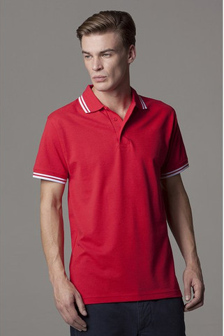 Kustom Kit KK409 - Premium Comfort Tipped Collar Polo Shirt