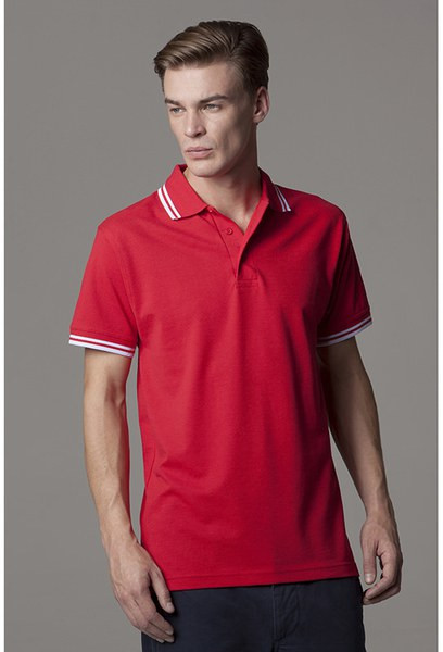 Kustom Kit KK409 - Premium Comfort Tipped Collar Polo Shirt