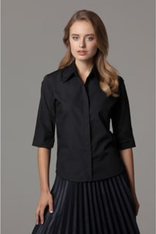 Kustom Kit KK715 - Womens continental blouse ¾ sleeve